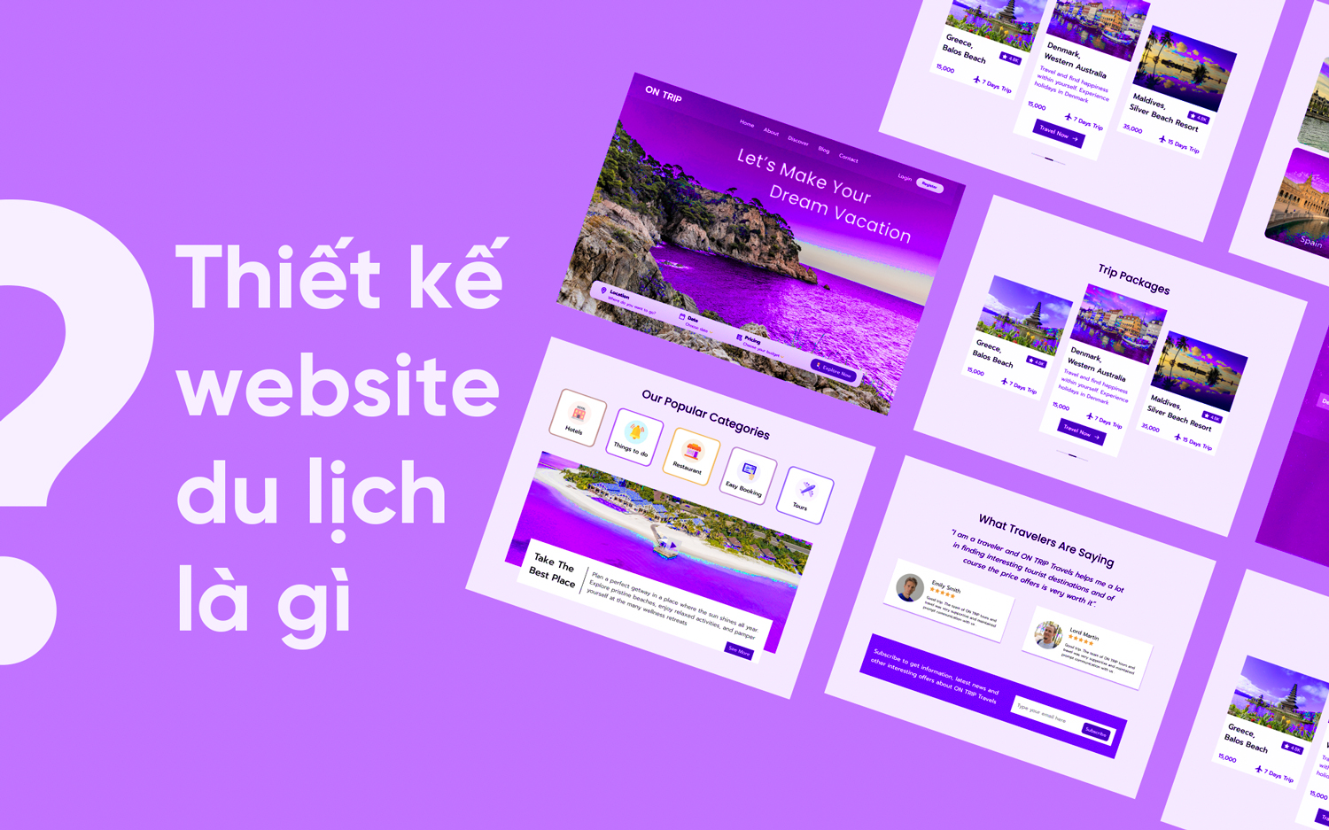 Thiết kế website du lịch là gì?