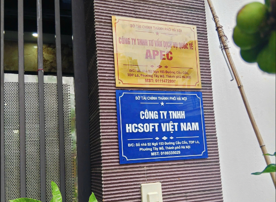 Thành lập Công ty TNHH HCSoft Việt Nam