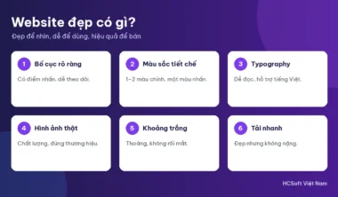 Các yếu tố tạo nên một website đẹp