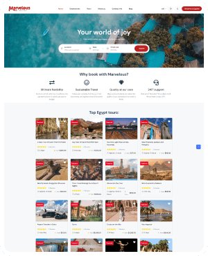 mẫu website du lịch chuẩn seo