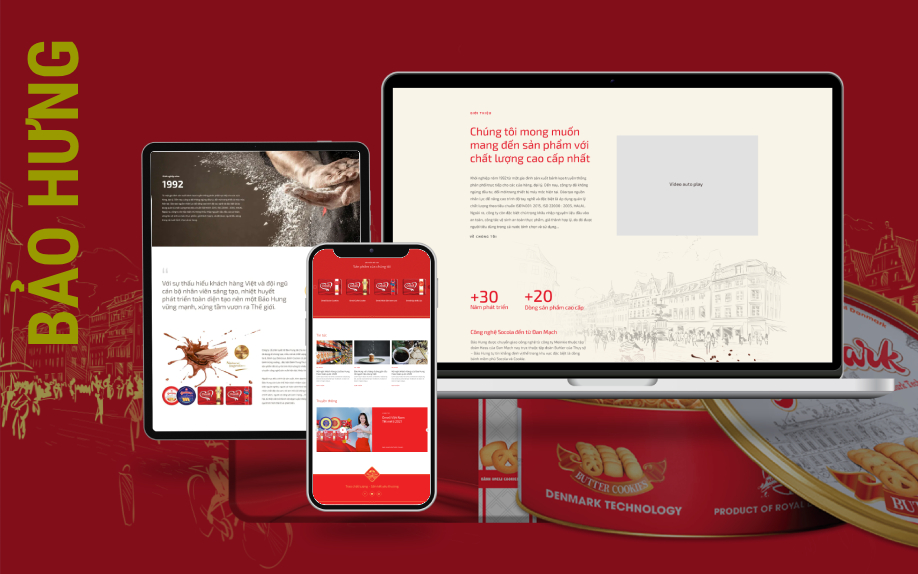Thách thức và mục tiêu dự án website Tập đoàn Bảo Hưng
