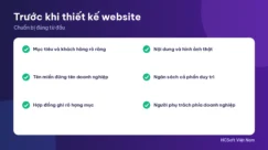 Lưu ý khi thiết kế website trước khi bắt đầu dự án