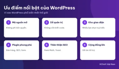 Ưu điểm khi thiết kế website WordPress