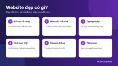 Các yếu tố tạo nên một website đẹp